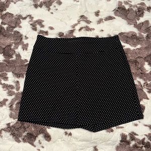 Eric Millennium Pull On Shorts - black and white polka dots